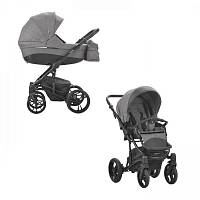 Детская коляска Tito 2 в 1 шасси черная/CZA