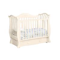 С 757 Кровать детская "Юлиана"  резьба №8,  №10 (Птички)